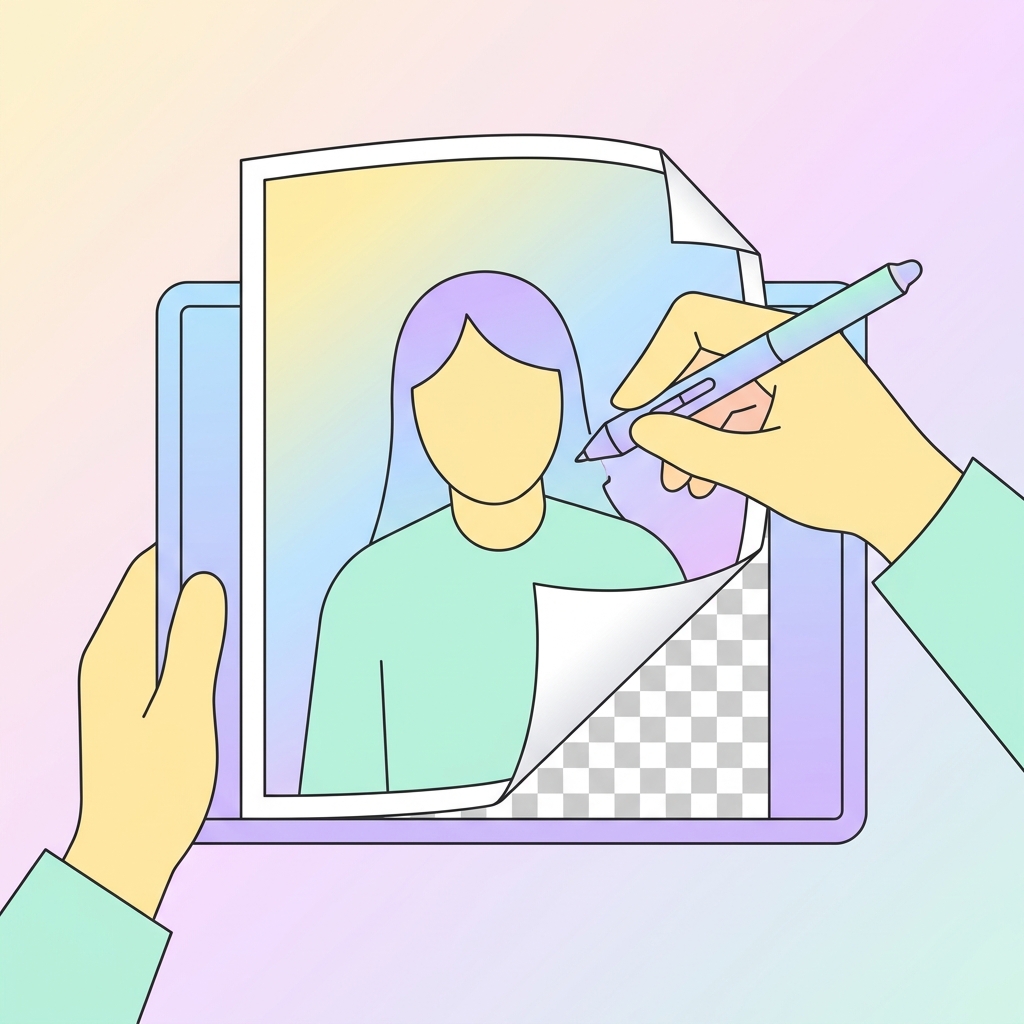 Background tools illustration